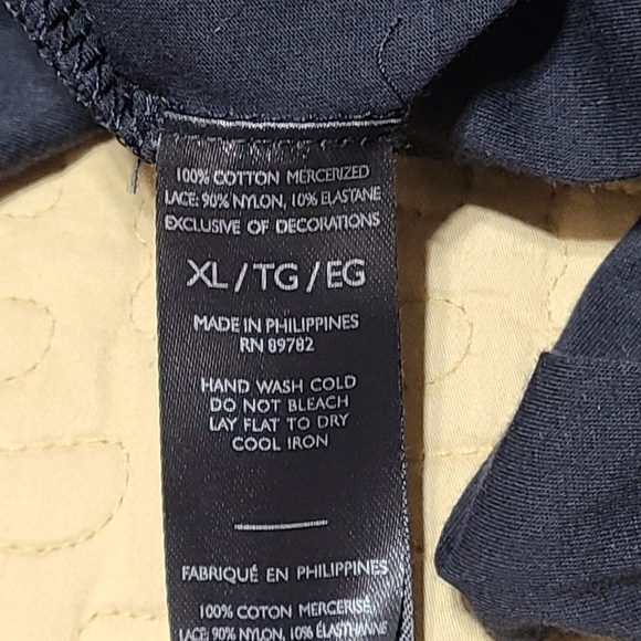 Natori Bliss Harmony lace trimmed belted robe size XL - Picture 7 of 9